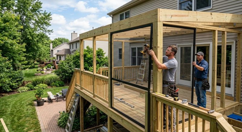 Deck Enclosure Construction in Seattle, WA