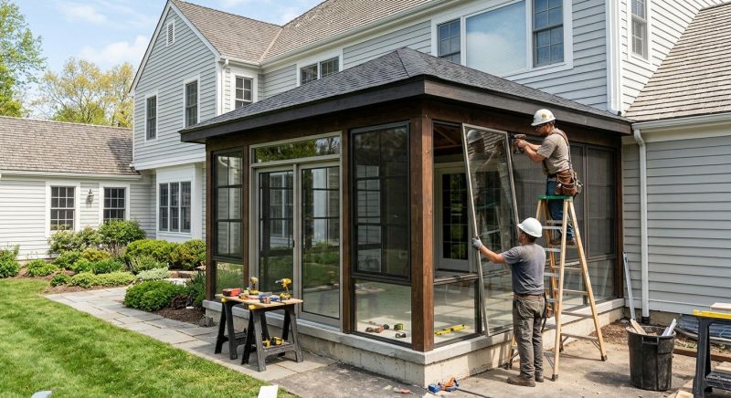 Enclosed Porch Construction in Nashville, TN