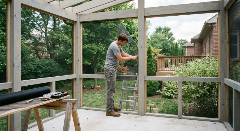 Enclosed Porch Installation in Longmont, CO