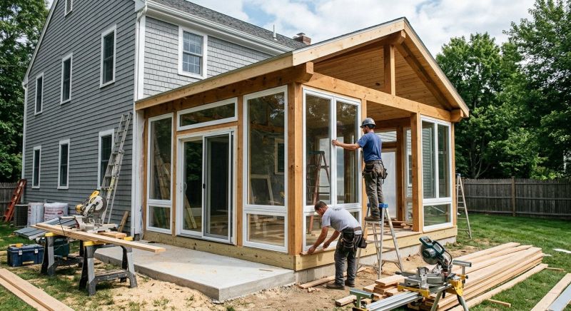 Enclosed Porch Installation in Boulder, CO