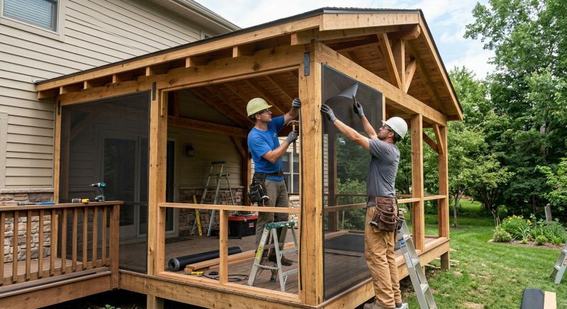Screened In Porch Installation in Nashville, TN