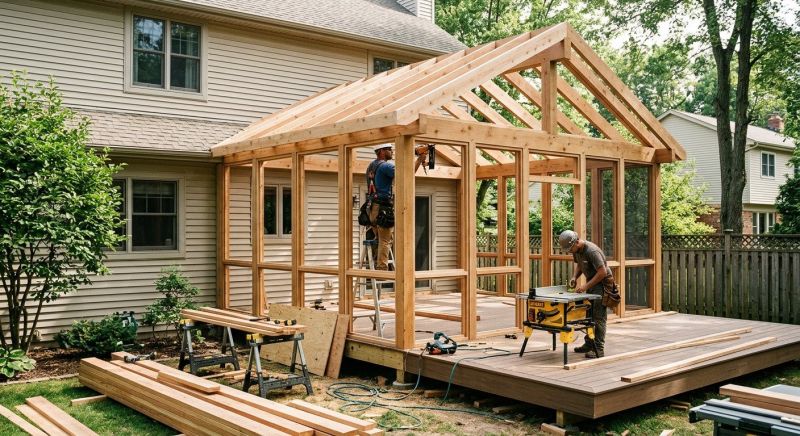 Deck Enclosure Construction in Knoxville, TN