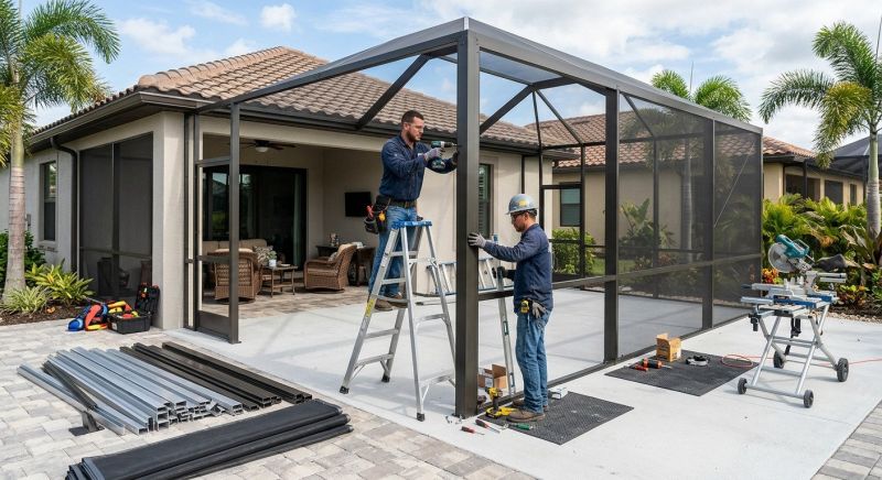 Lanai Enclosure Installation in Cincinnati, OH